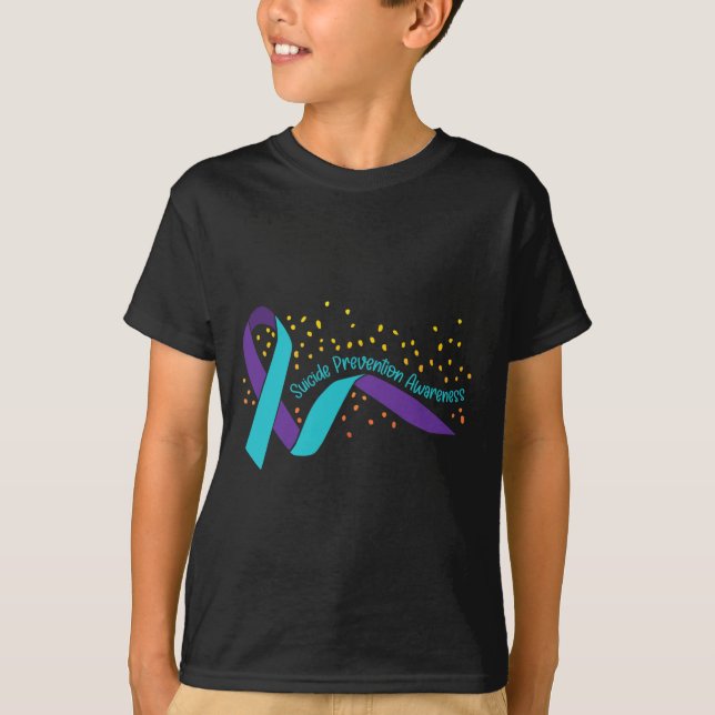 Camiseta Sensibilización sobre la prevención del suicidio:  (Anverso)