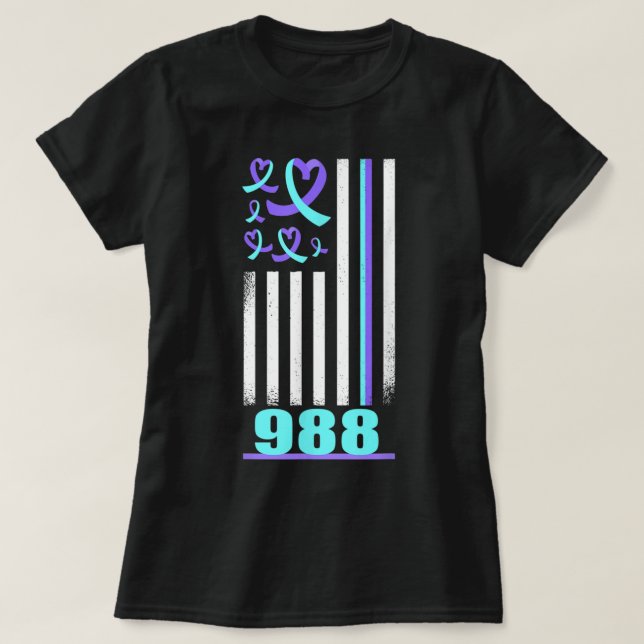 Camiseta Sensibilización sobre la prevención del suicidio A (Diseño del anverso)