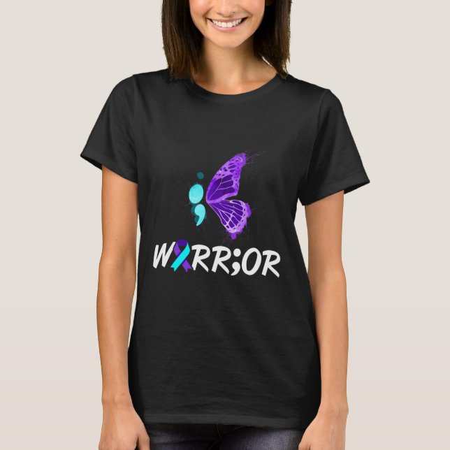 Camiseta Sensibilización sobre la prevención del suicidio e (Anverso)