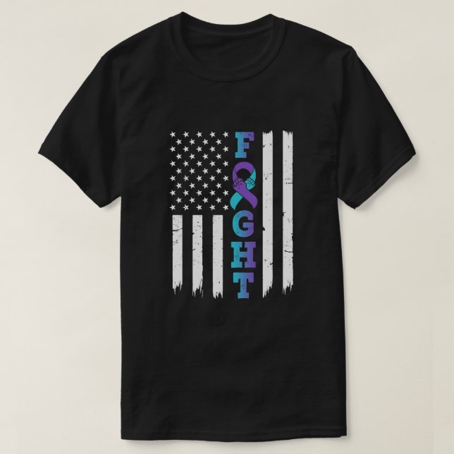 Camiseta Sensibilización sobre la prevención del suicidio e (Diseño del anverso)