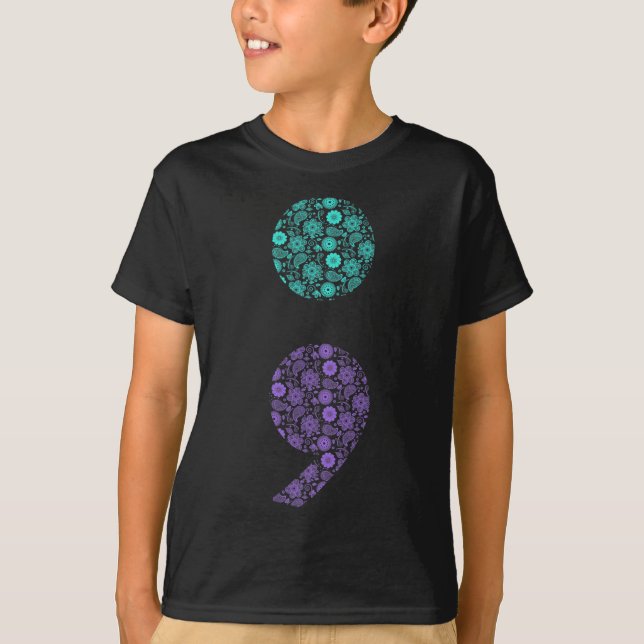 Camiseta Sensibilización sobre la prevención del suicidio e (Anverso)