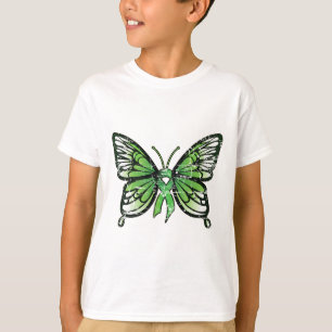 Camiseta Sensibilización sobre la salud Mariposa de la Cint