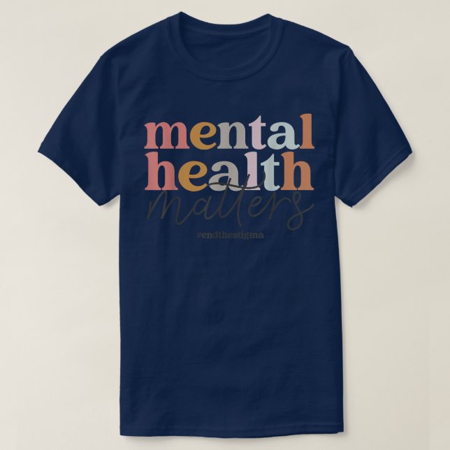 Camiseta Sensibilización sobre la salud mental 4947 (Diseño del anverso)