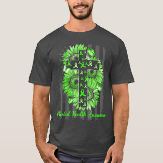 Camiseta Sensibilización sobre la salud mental Bandera esta