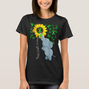 Camiseta Sensibilización sobre la salud mental Cuidada Elef