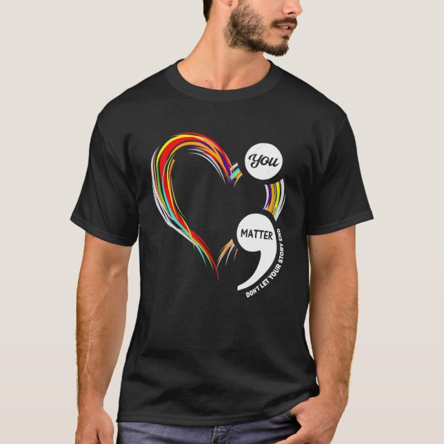 Camiseta Sensibilización sobre la salud mental de los hombr (Anverso)
