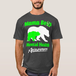Camiseta Sensibilización sobre la salud mental de Mama Bear
