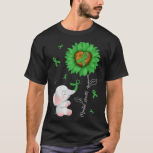 Camiseta Sensibilización sobre la salud mental Elefante de 