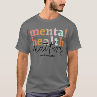 Camiseta Sensibilización sobre la salud mental Psicólogo re