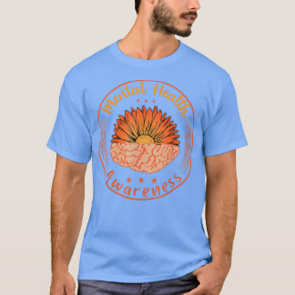 Camiseta Sensibilización sobre la salud mental Retro Giraso