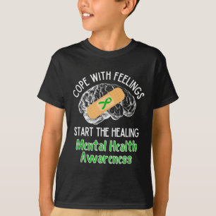 Camiseta Sensibilización sobre la salud mental Terapia Psic