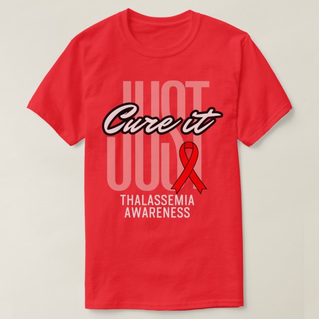 Camiseta Sensibilización sobre la talasemia (Diseño del anverso)