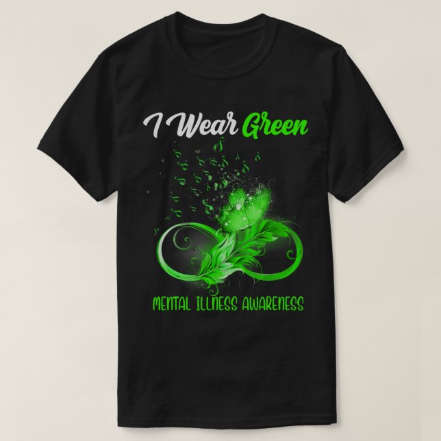 Camiseta Sensibilización sobre las enfermedades mentales po (Diseño del anverso)