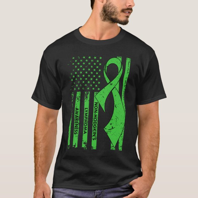 Camiseta Sensibilización sobre linfoma no-hodgkin (Anverso)