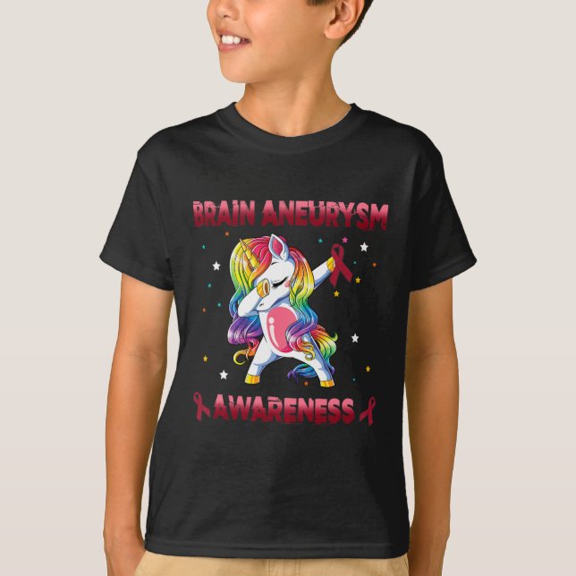 Camiseta Sensibilización sobre neuralismo cerebral Unicorn  (Anverso)