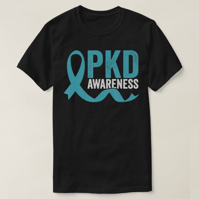 Camiseta Sensibilización sobre PKD Enfermedad renal poliquí (Diseño del anverso)