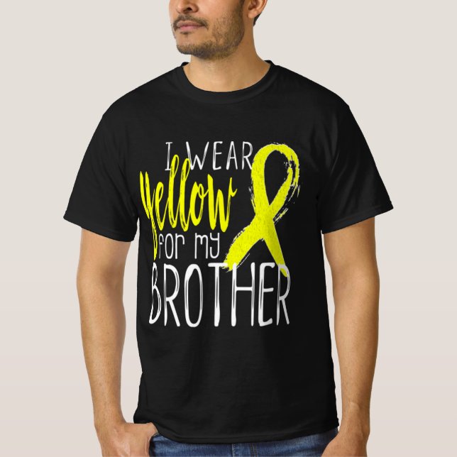 Camiseta Sensibilización suicida que llevo amarillo por mi  (Anverso)
