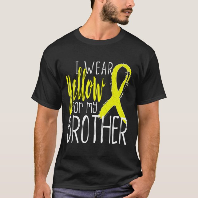 Camiseta Sensibilización suicida que llevo amarillo por mi  (Anverso)