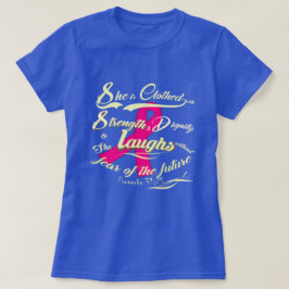 Camiseta Sensibilización temeraria sobre el cáncer de mama