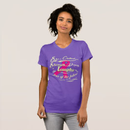 Camiseta Sensibilización temeraria sobre el cáncer de mama