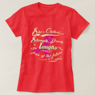 Camiseta Sensibilización temeraria sobre el cáncer de mama