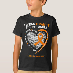 Camiseta Sensibilización Tío Leucemia masculina en niños