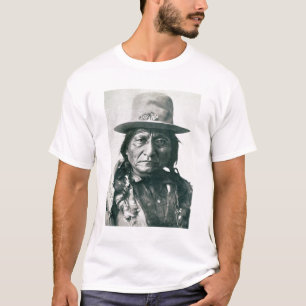 Camiseta Sentada Bull (1831-1890) (foto de b/w)