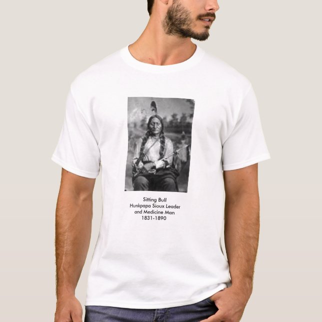 Camiseta Sentada Bull, sentada BullHunkpapa… - Modificado (Anverso)