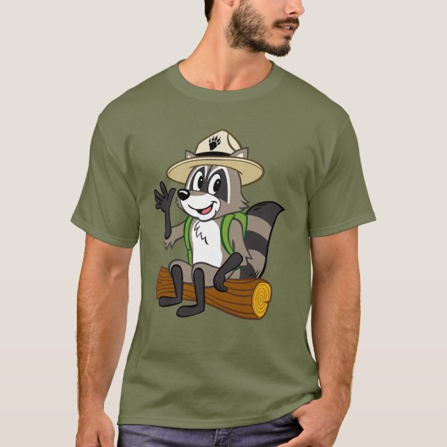Camiseta Sentada de Rick del guardabosques de Rick el | del (Anverso)