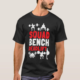 Camiseta Sentadilla Banco de sentadillas y peso muerto 2