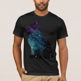 Camiseta Sentado en gatos de galaxia