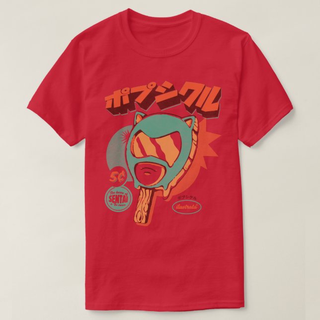 Camiseta Sentai Ice Pop (Diseño del anverso)