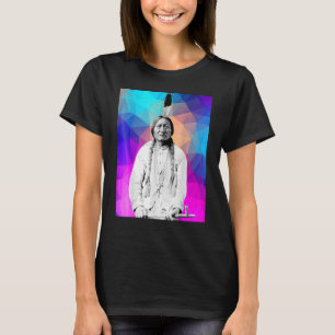 Camiseta Sentando a Bull nativo americano jefe indio Lakota