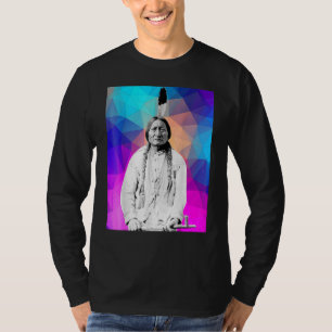 Camiseta Sentando a Bull nativo americano jefe indio Lakota