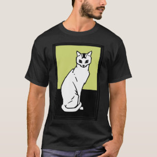 Camiseta Sentando al gato Julie de Graag Art Nouveau