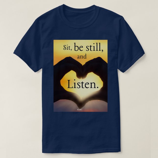 Camiseta sentarse (Diseño del anverso)