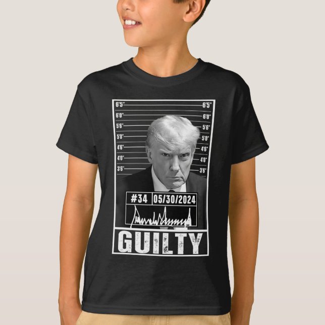 Camiseta Sentencia condenatoria a Donald Trump: picada de f (Anverso)
