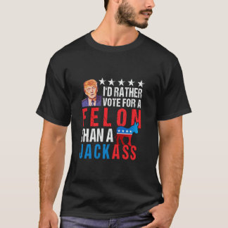 Camiseta Sentenciado Felon 2024 Prefiero Votar Por Felon Qu