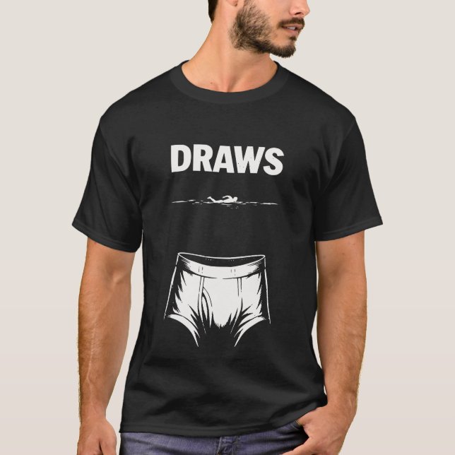 Camiseta Sentí ese humor de ropa interior submarina diseño (Anverso)