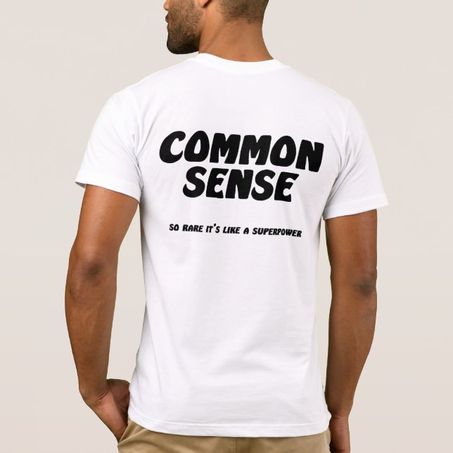 Camiseta Sentido común (Reverso)