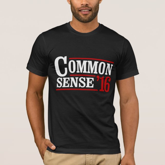 Camiseta Sentido común 2016 -- Anti-Triunfo  -- (Anverso)