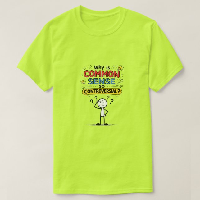 Camiseta Sentido Común (6a) (Diseño del anverso)