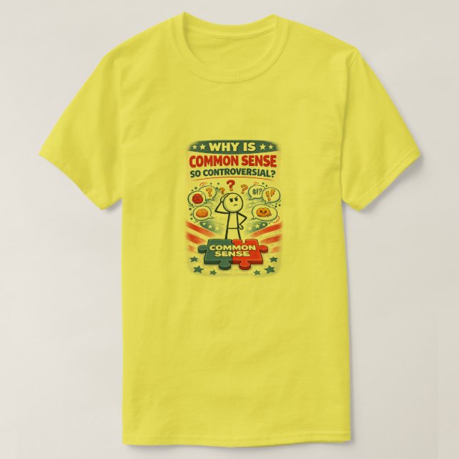 Camiseta Sentido Común (8a) (Diseño del anverso)