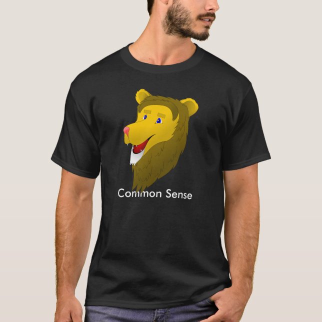 Camiseta Sentido común del león (Anverso)