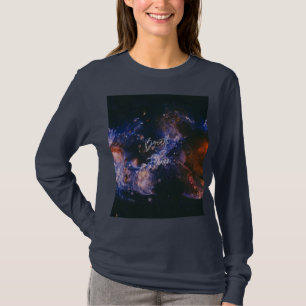Camiseta Sentido de la fusión cósmica a través de los ojos