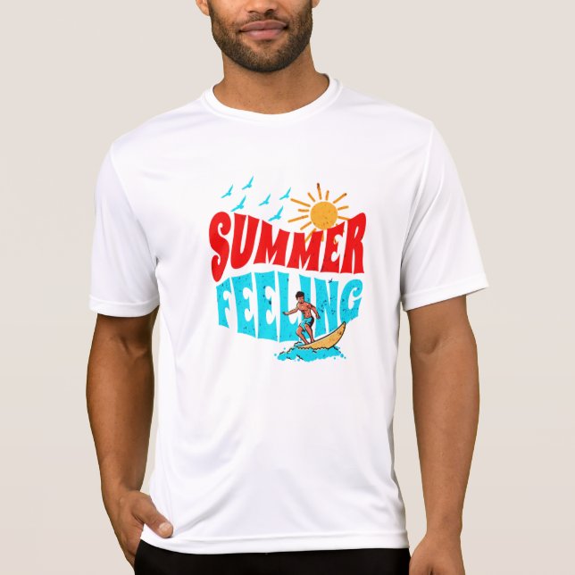 CAMISETA SENTIMIENTO DE VERANO. (Anverso)