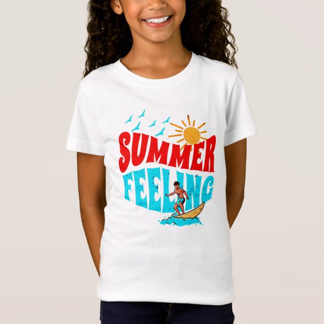 CAMISETA SENTIMIENTO DE VERANO. (Anverso)