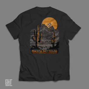 Camiseta Sentimiento Pacífico Fácil - Vinilo Atardecer del