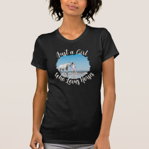Camiseta Sentimiento por foto de nombre sólo un Chica que a