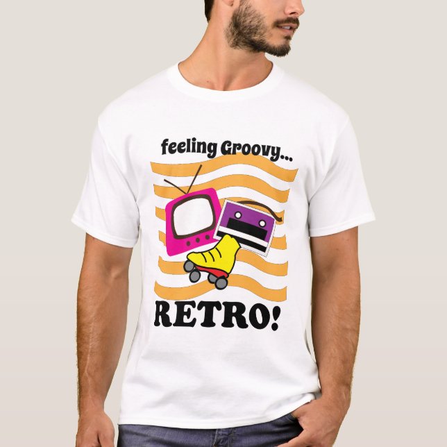 Camiseta Sentimiento Retro Divertido  (Anverso)